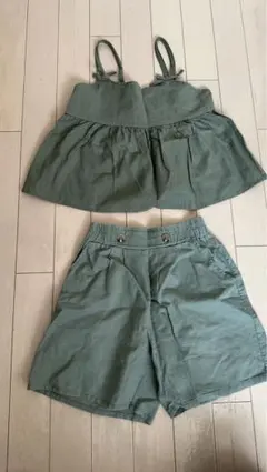 女の子カーキセットアップのサムネイル