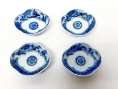 平戸焼　嘉祥堂特製 染付山水画　5枚組 平戸焼 嘉祥堂特製 染付山水画 5枚組 【公式通販】