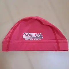 セントラルスポーツ　水泳帽 赤　M