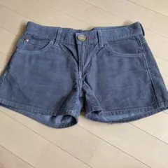 コーデュロイショートパンツ　Lee Sサイズ