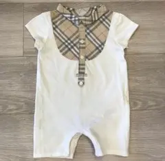 【美品】バーバリー ロンパース 男の子 女の子 男女兼用