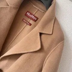 極綺麗‼️クチートアマーノ キャメルジャケット ステッチ カシミヤ マックスマーラ