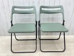 axona AICHI 折りたたみ椅子 MILO 2脚 フラットスタッキング　②