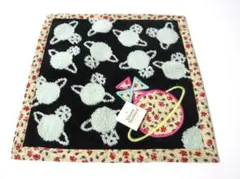 (O-54-2)VivienneWestwoodタオルハンカチオーブ花柄縁 刺繍のサムネイル