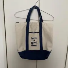 Haveagoodtime キャンバストートバッグ