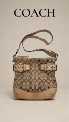 【訳あり】COACH コーチ ショルダーバッグ シグネチャー