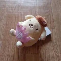 ≒JOY ポムポムプリン ぬいぐるみマスコット ピンク