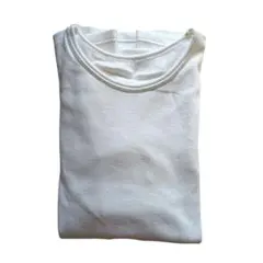 2度程着用 無印良品 綿 ウール あったか綿 長袖 Tシャツ インナー Sサイズ