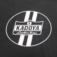 KADOYA Tシャツ ブラック Sサイズ 袖ロゴ刺繍のサムネイル