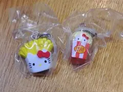 ハローキティ アメリカンデザイン めじるしアクセサリー ポテト ポップコーン ②