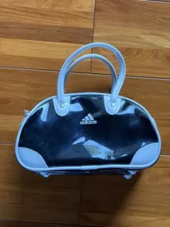 レア adidas アディダス ミニボストン バッグ ポーチ 白 y2k - メルカリ