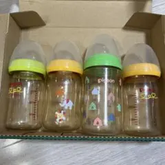 Pigeon 哺乳瓶 4本セット母乳実感乳首1つ付き