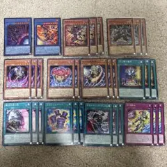 遊戯王 光と闇の儀式ノーマル字レア 3コンセット+デッキパーツ