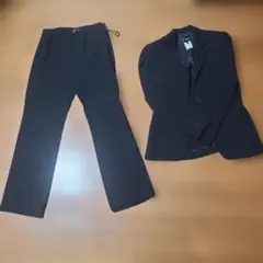 ブラックパンツスーツ シングルブレスト上下セット 値下げ済
