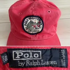 90s POLO SPORTSMAN キャップ　USA製　ポロスポーツマン 美品のサムネイル