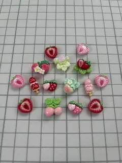 デコパーツまとめ売りღいちご