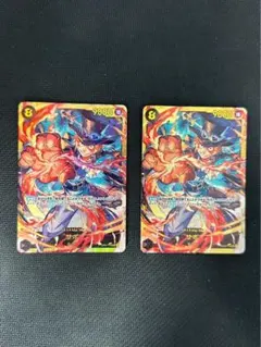 サボ　SEC（シークレット）　ワンピースカード　2枚セット