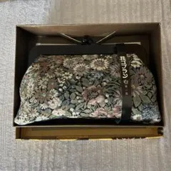 ゴブラン織　がま口型ポーチ