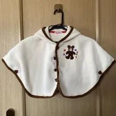 ミキハウス　フリース　ポンチョ　フリーサイズ