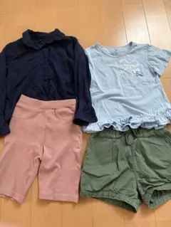 UNIQLO フタフタ　西松屋　tシャツ　ショートパンツ　120 まとめ売り