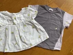 branshes女児90センチ　半袖２枚　ベビー服のサムネイル