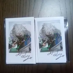 Dytica デビューグッズ チェキ風カード 叢雲カゲツ サイン入り2枚