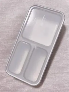 薄型弁当箱 フードマン 400ml　抗菌ライトグレーのサムネイル