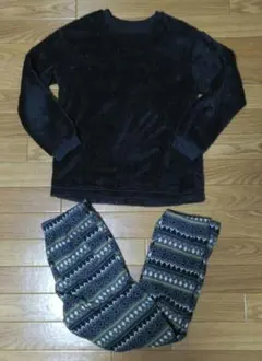 フリース パジャマ 上下セット 150