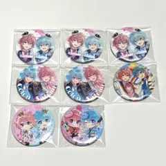 【匿名】 さとみ ころん 缶バッジ まとめ売り 8個 （ST505