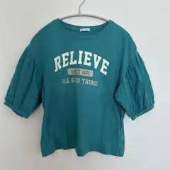 ハニーズ　五分袖Tシャツ　ティール　Ｓ　女の子