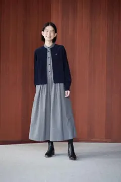 美品サニークラウズ feat.bonpon ponさんのカーディガンとワンピース