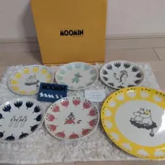 新品　MOOMIN ムーミン プレート 皿 　　　6枚セットのサムネイル