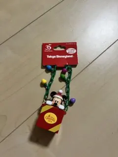 新品　ディズニーリゾート　35周年 クリスマス　バッグチャーム