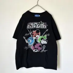 ディズニー ミッキー Tシャツ 半袖（M）綿100% ロックT ブラック