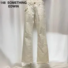 148 EDWIN 　サムシング　ホワイト ブーツカットデニム