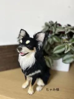 ちゃみ様購入用　羊毛フェルト チワワ