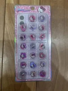 【国内正規品】キラコロ　おはじきシール　ハローキティ　ヒョウ柄　ピンク　ギャル