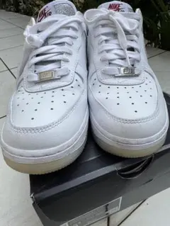 NIKE AIR FORCE 1 ホワイト シルバー ラメ美品