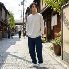LOS ANGELES APPAREL ロスアパ 6.5oz ロンT XLのサムネイル