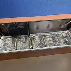 HOYA CRYSTAL カットグラス 5個セット