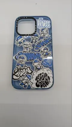 CASETiFY iPhone14 pro ケース ブルー グラフィティのサムネイル