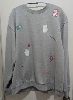 ベイマックス　ランダムロゴプルオーバー