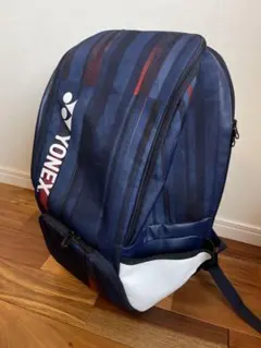 【美品】【即日出荷可】YONEX ストライプラケットバッグ ネイビー