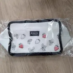 新品未使用 KALDI カルディ いちご柄 保冷バッグ ランチバック