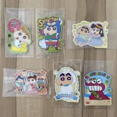 でかチョコビ　ダイカットステッカー　６枚セット　クレヨンしんちゃん