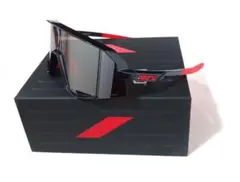 100% Speedcraft グレイ クリムゾン ワンハンドレッド サングラス