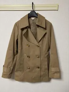 ジャケット　ショート丈　ダブルブレスト　11号 キャラメル　ベージュ