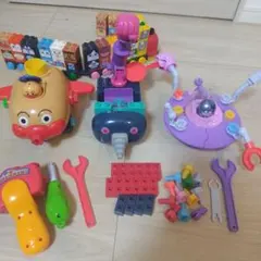 アンパンマン DIYおもちゃセット ダダンダン まとめ売り - メルカリ