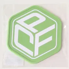 P.C.F DICE LOGO RUBBER COASTER Green