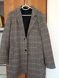 BEAMS　HEART　チェック柄 チェスターコートのサムネイル